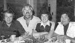 Art, Kenny Rogers and Wayne and Bobbi Roberts